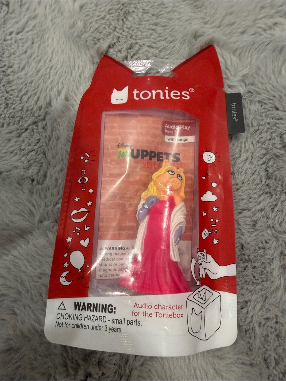 Tonies Miss Piggy Audio Character in Red - Tonies Brand